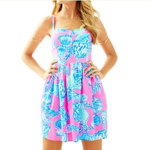 Lilly Pulitzer Dress Size 6 Ardleigh Sundress Pink Pout Princess New NWT